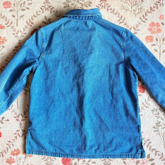 Women's Denim Embroidered Jacket - Picture 4 of 8